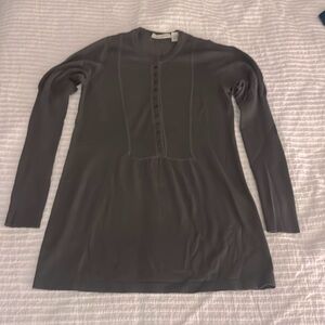 Autumn Cashmere 100% cashmere grey sweater XS